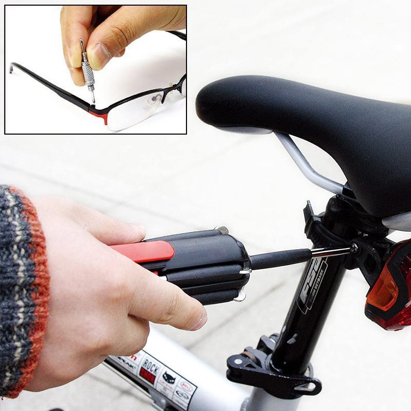8-in-1-Multi-Tool-Schraubendreher mit LED