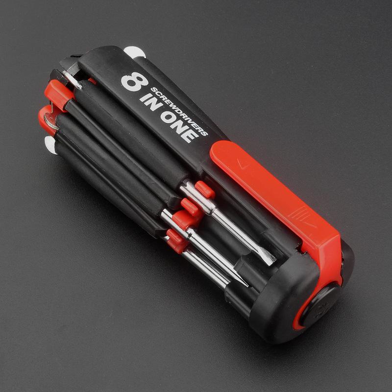 8-in-1-Multi-Tool-Schraubendreher mit LED