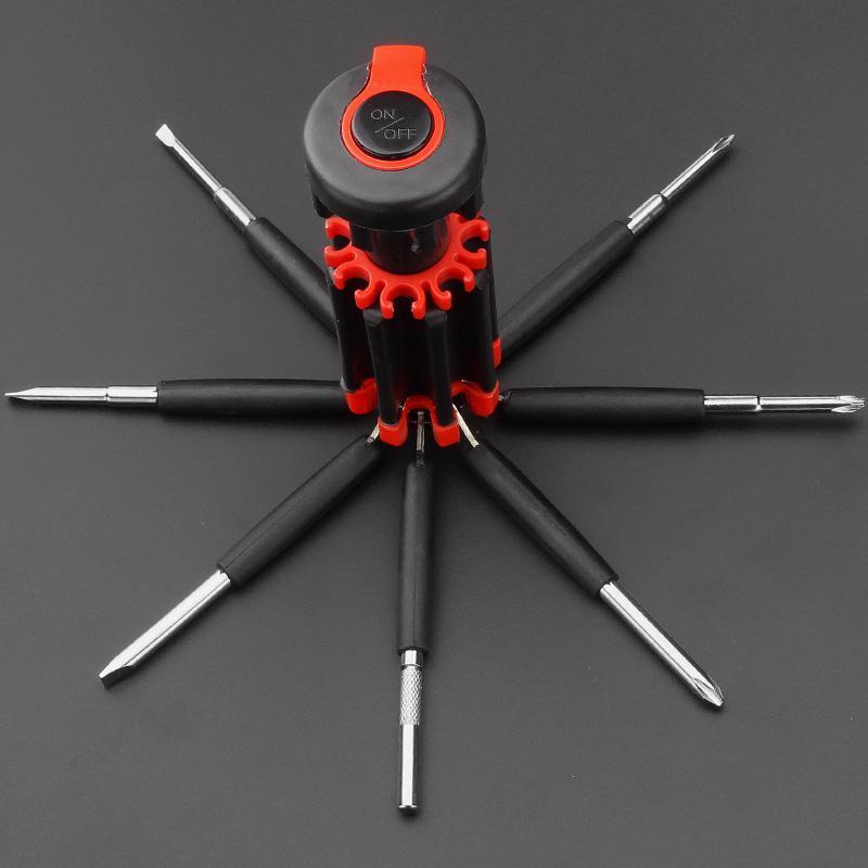 8-in-1-Multi-Tool-Schraubendreher mit LED