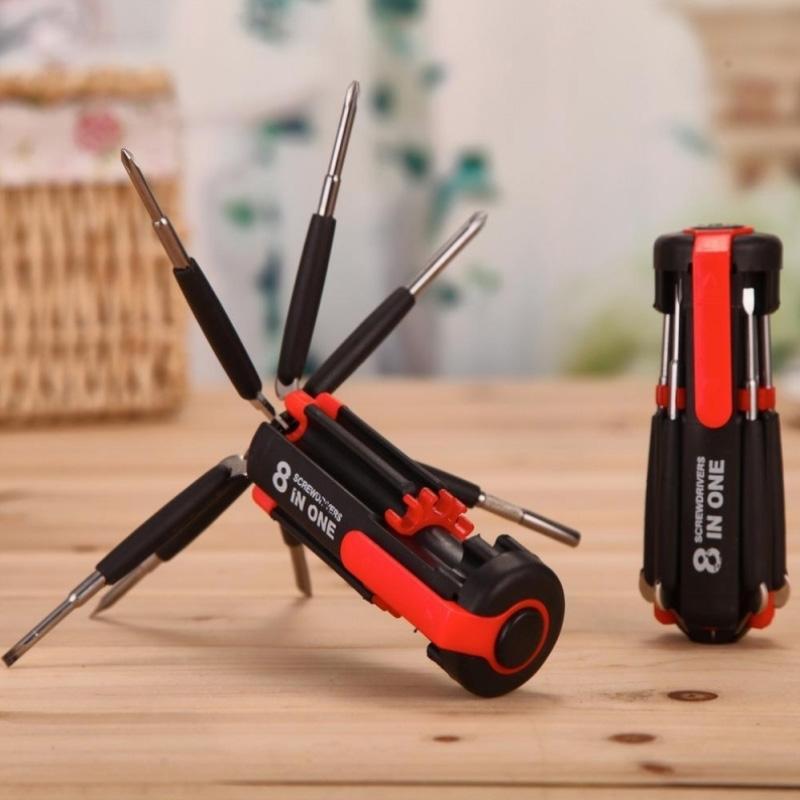 8-in-1-Multi-Tool-Schraubendreher mit LED