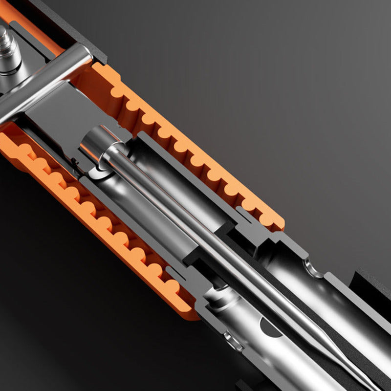 Batteridrevet 3-i-1-fastgørelsespistol + 100 betonsøm