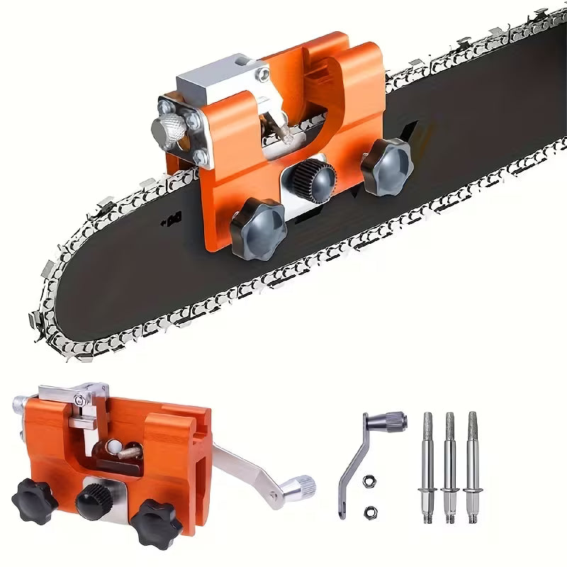 Sada na broušení řetězových pil (3 hlavy)